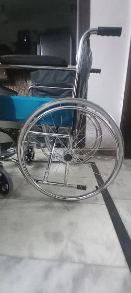 Manual Folding Wheelchair Chrome frame (BRAND NEW) 3