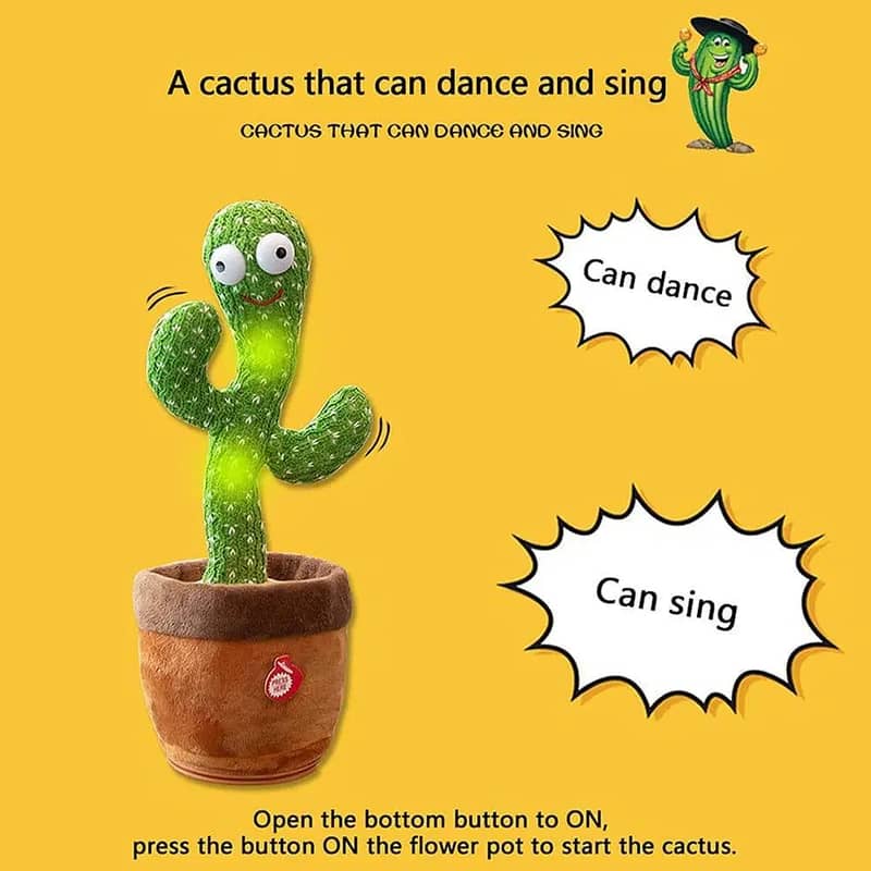 Dancing Cactus Plush Toy 1