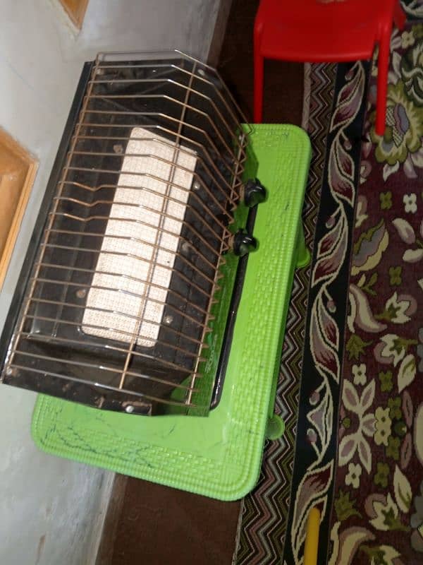 kinza gas heater one season used 1