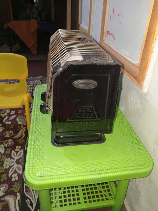 kinza gas heater one season used 2