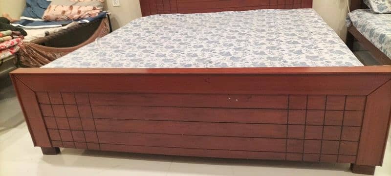 double bed like new 0