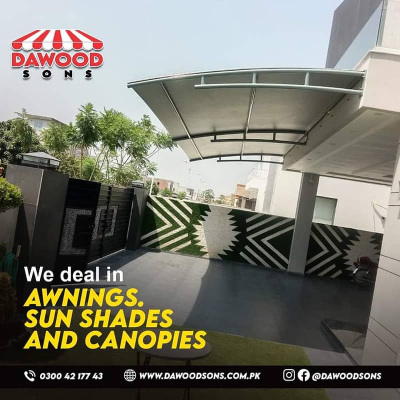 canopies/car porch/parking shades/tensile shades/sun shades/awnings 6