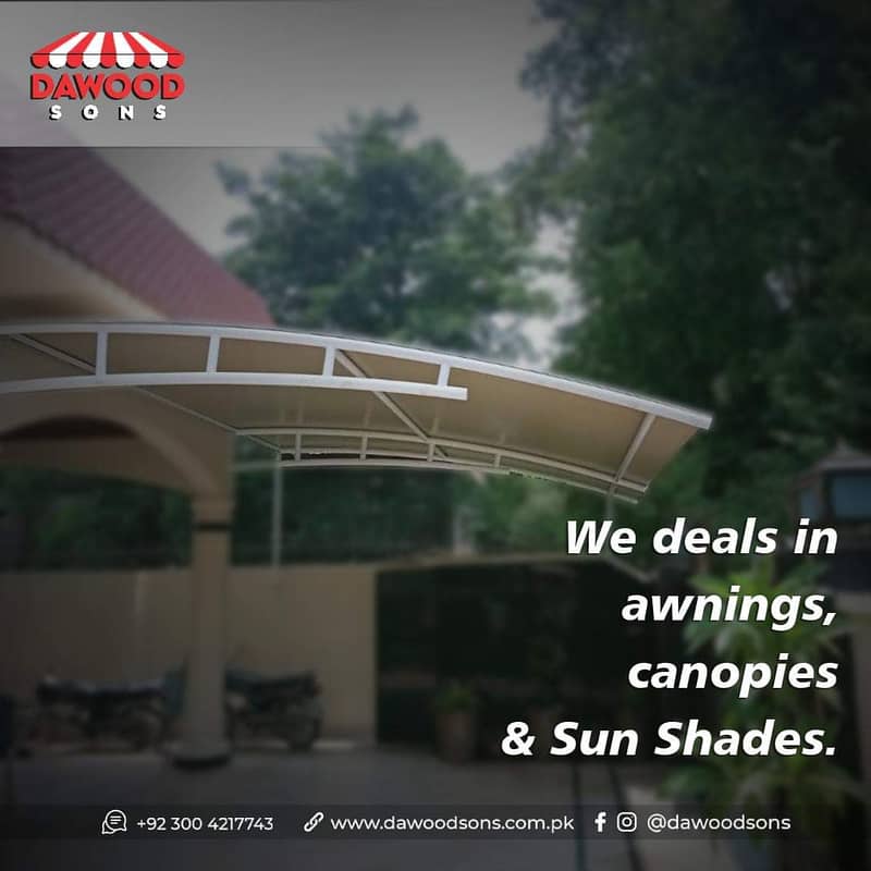 outdoor sun shades/awnings/canopies/tensile shades/car parking shades 7