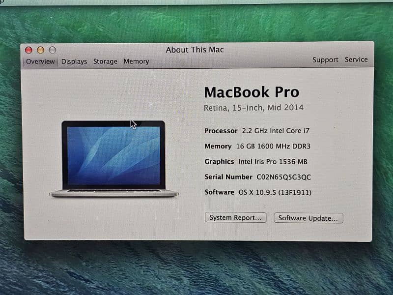 MacBook Pro 2014 Mid 15 inches 5