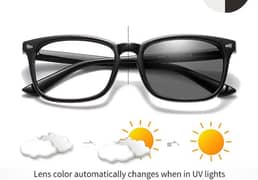 Computerize Glasses Metal Square Frame (free home Delivery )