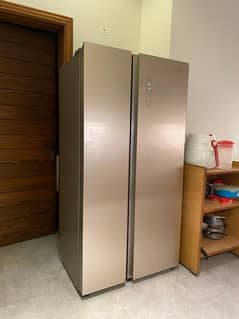 Haier double door refrigerator 10/10