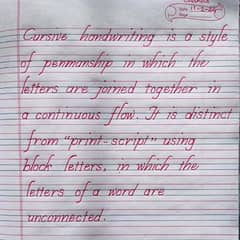 handwriting