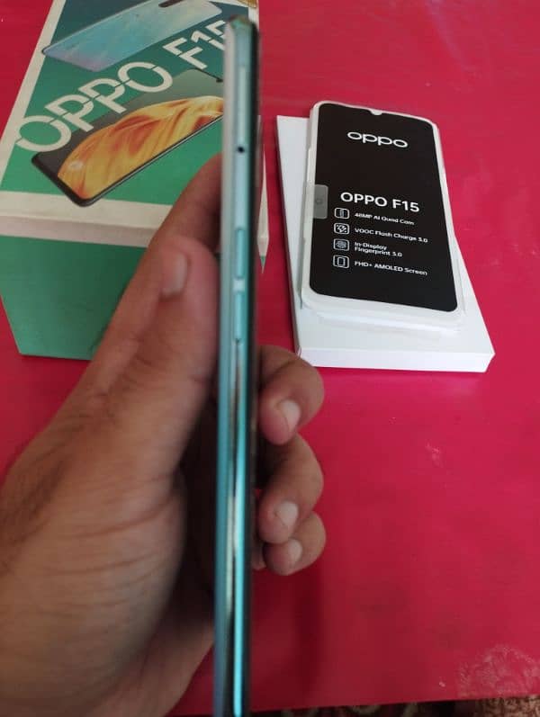 oppo f15 with box original set 2