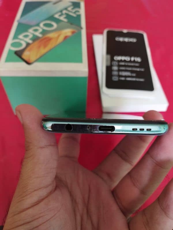 oppo f15 with box original set 3