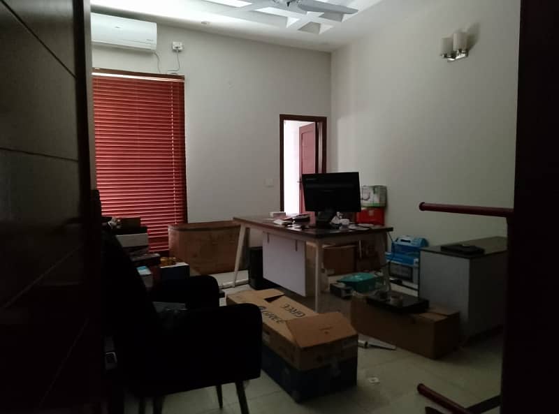 1 kanal houe for rent in johar town for Family and Silent office (Call center + Software house) 11