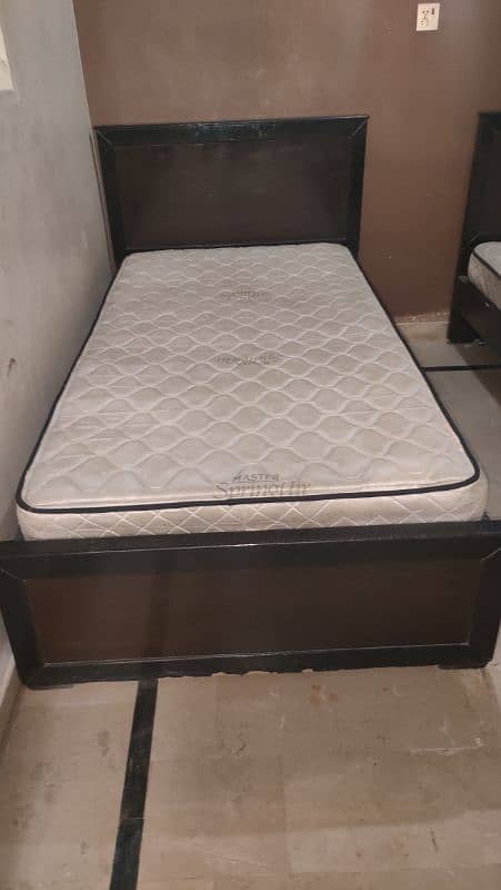 2 Single Bed with Master Spring Mattress 2