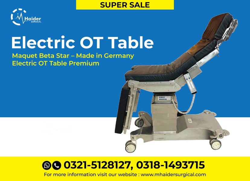 Electric OT Tables - Bulk Quantity - Whole Sale - Imported 0