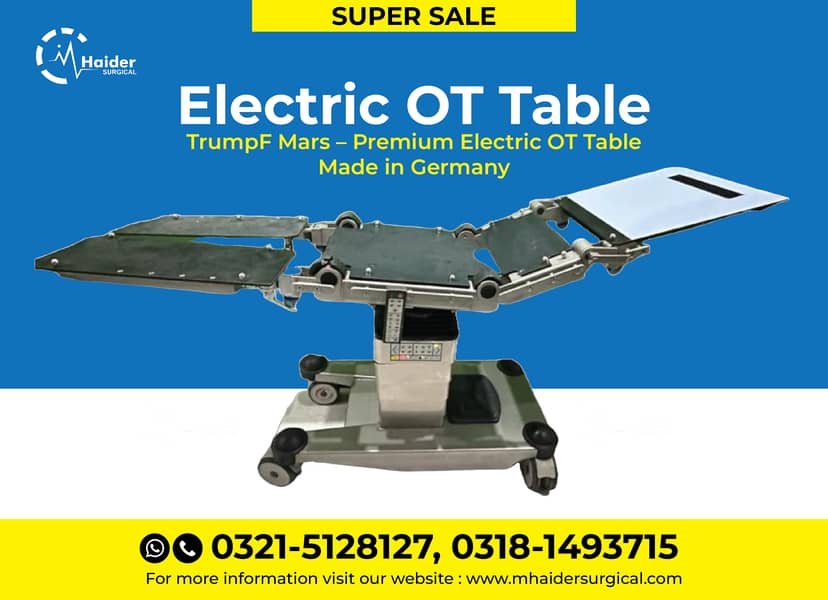 Electric OT Tables - Bulk Quantity - Whole Sale - Imported 1