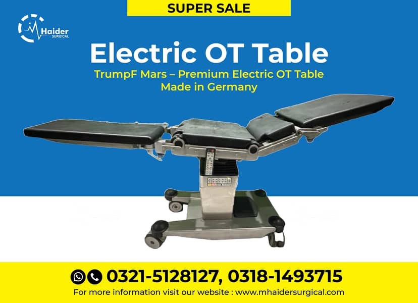 Electric OT Tables - Bulk Quantity - Whole Sale - Imported 2