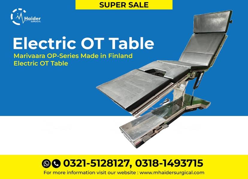 Electric OT Tables - Bulk Quantity - Whole Sale - Imported 3