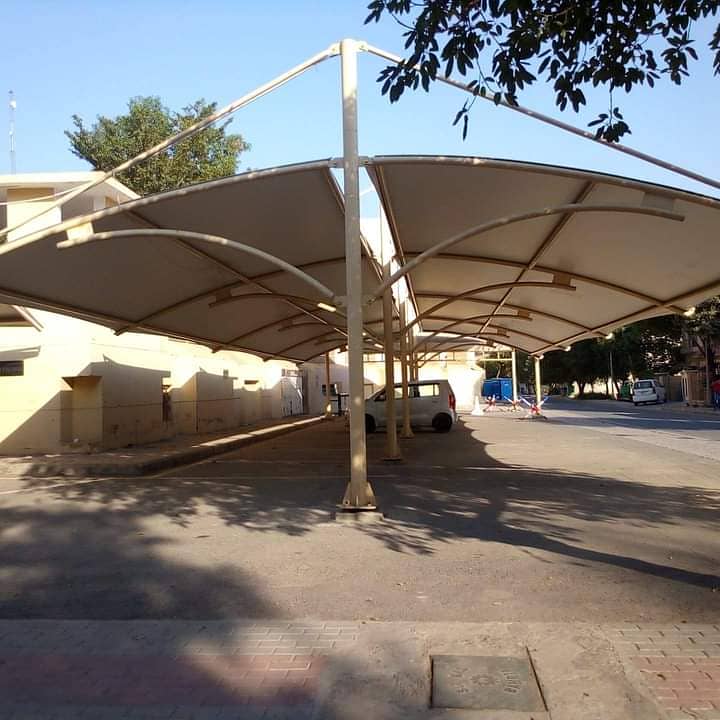 PVC Tensile Fabric Shade Outdoor Shade/Fiber shades fiber glass fiber 2