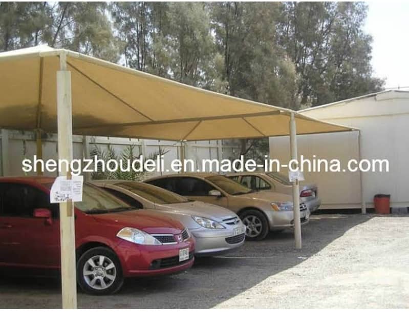 PVC Tensile Fabric Shade Outdoor Shade/Fiber shades fiber glass fiber 5