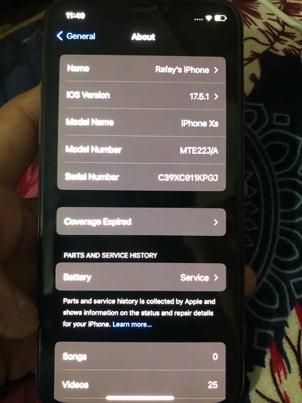 IPhone XS non PTA 256 gb 6