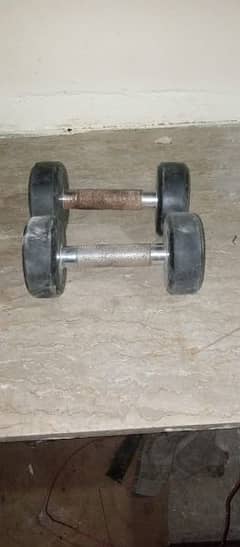 4+4 kg dumbbells