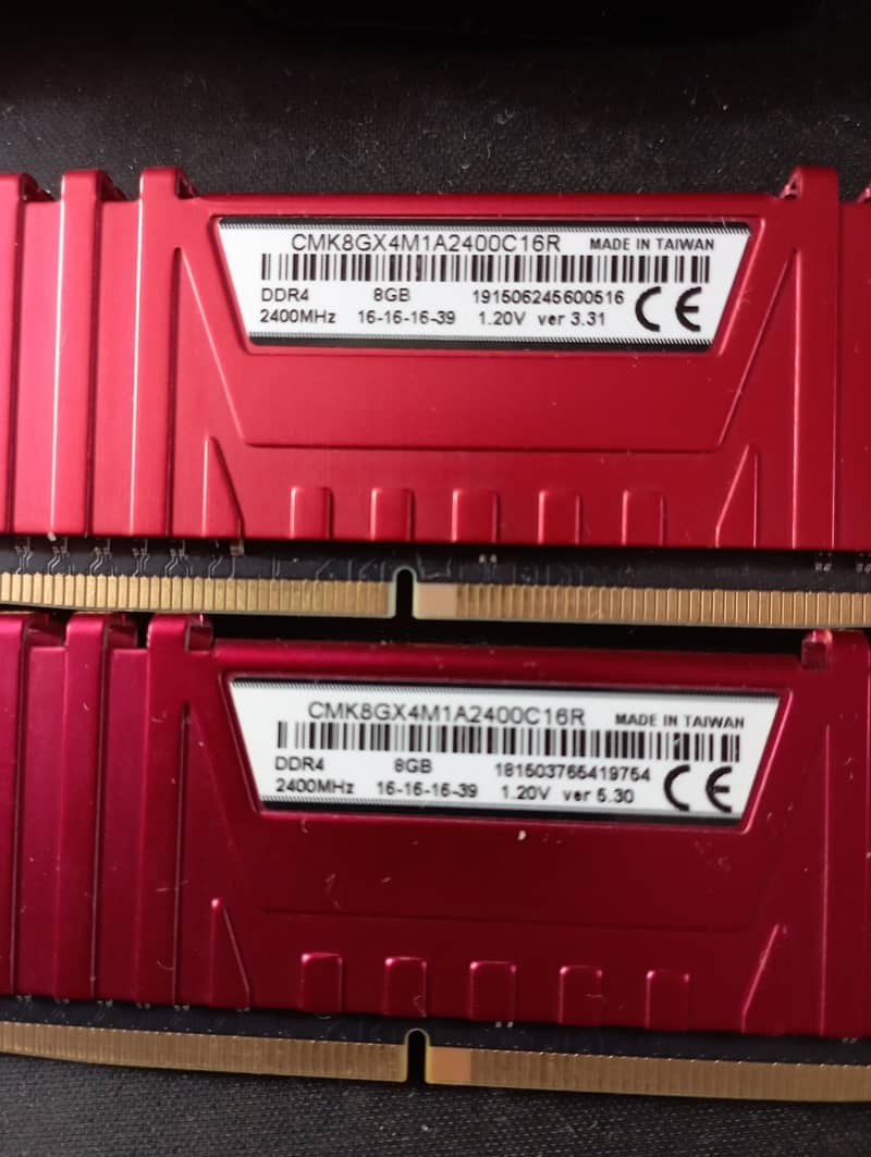 Corsair Vengeance DDR4 RAM 24GB- 8GB x 3 sticks 2400mhz. 3