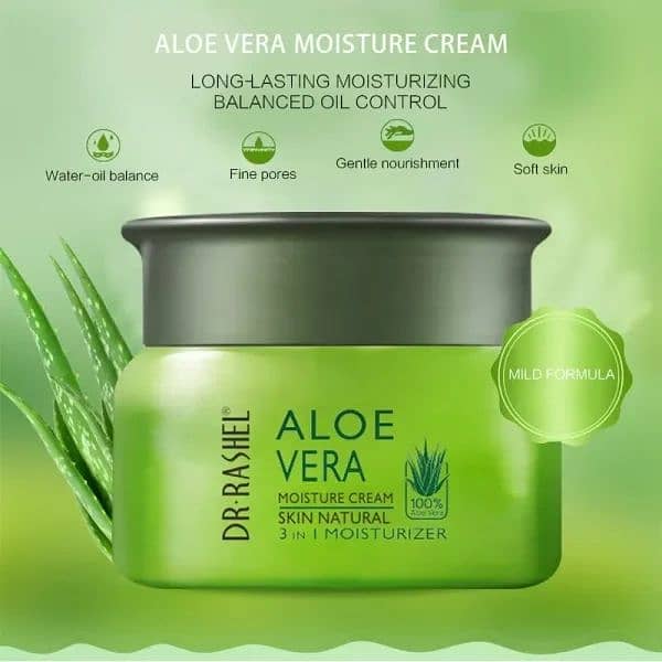 Dr Rashel Aloe Vera 3-in-1 Moisturizer Cream - 50g 4