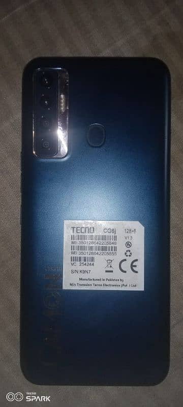 Tecno camon 17 6/128. All Ok 1