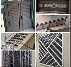 CNC Iron gates/Windows/Railing/stairs/Frame/Grills/steel/Door/Gates