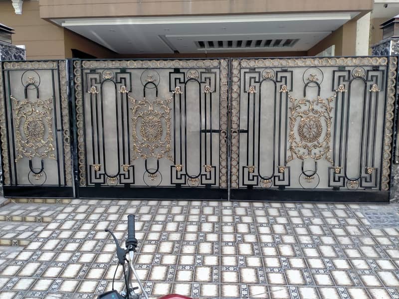 CNC Iron gates/Windows/Railing/stairs/Frame/Grills/steel/Door/Gates 12