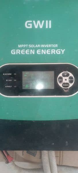 NS solar inverter 3 kw pv4000 high voltage 2 year use sel kar raha 1