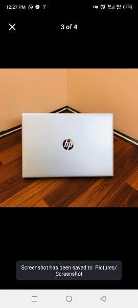 Hp touch screen i5 8th generation Ram 8gb ssd 256 1