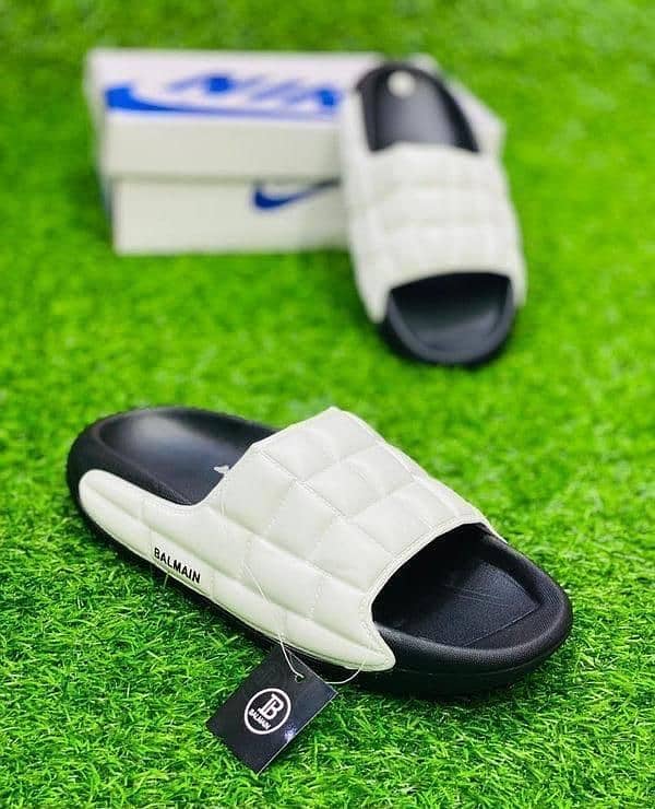 Men,s Leather Casual Slide Slippers 1