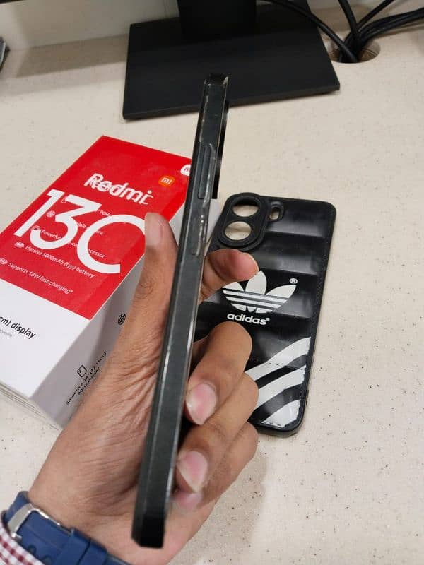 Redmi 13C mobile 6/128 in Warranty with box charger for sale 26000 6