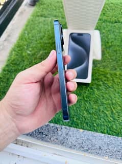 iphone 15 pro max 256gb blue titanium 0