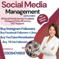 TikTok,Followers,Instagram,Likes,YouTube,Views /Digital Marketing, SEO 0