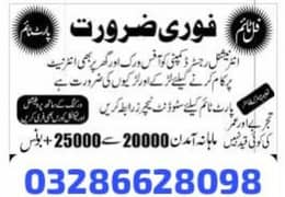 Male female and student online work available