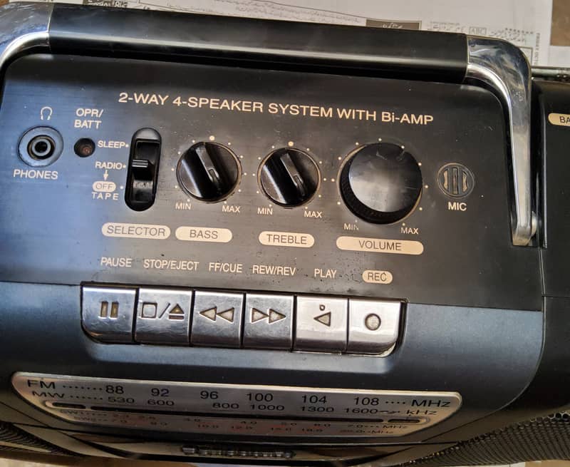 Panasonic radio taperecorder 6