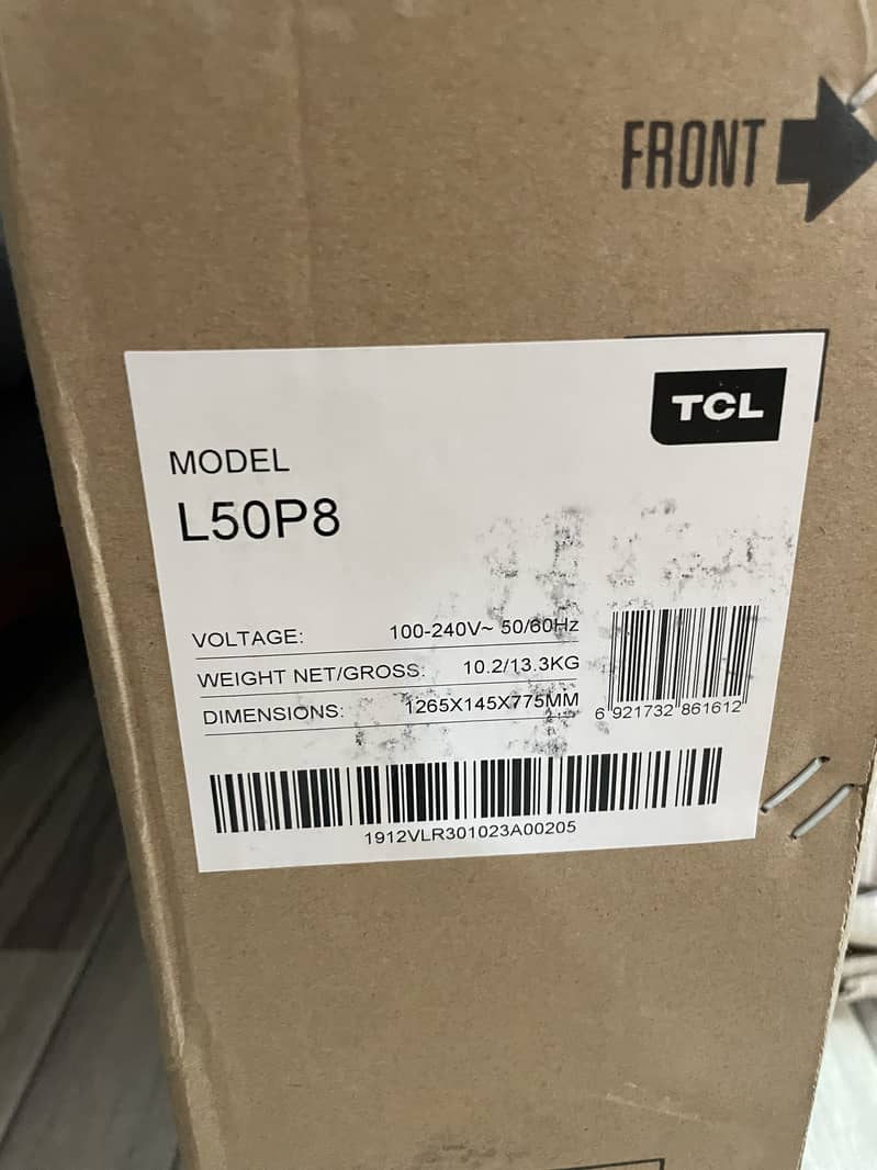 TCL L5P08 50 inch LED TV 4K HDR 10 4