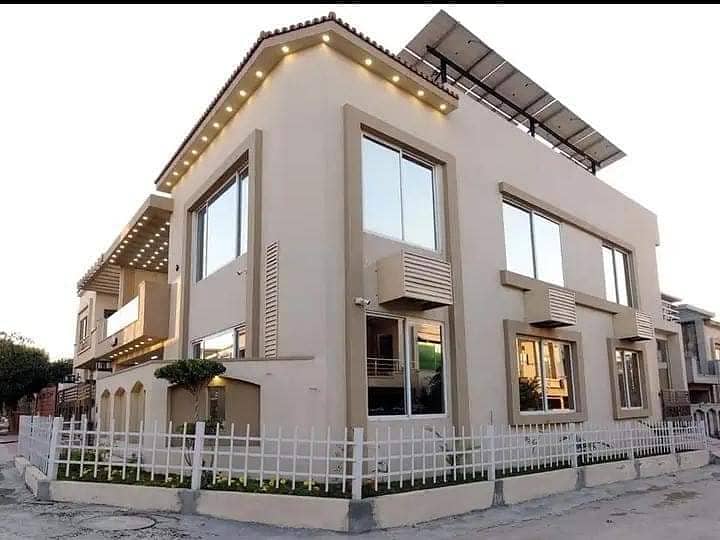 10 Marla Brand New House Corner Fully Furnished With 10 Kva Soler System Installed 0