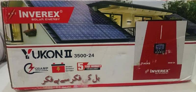 Inverex Yukon ll 3.5 kw solar inverter 0