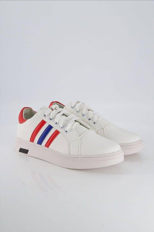 Mens leather casual sneakers 4