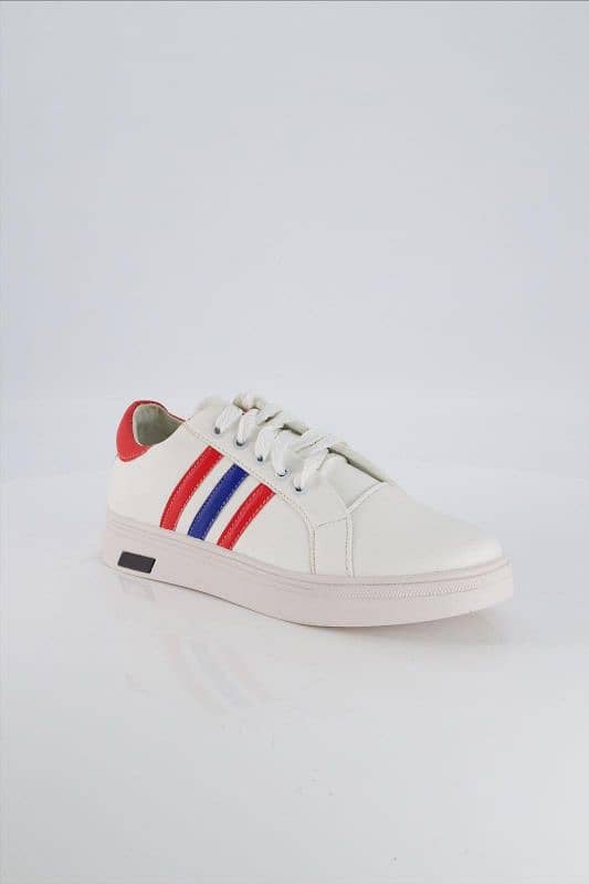 Mens leather casual sneakers 5