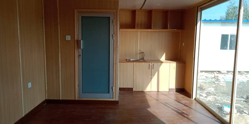 shipping container office container office security cabin portable toilet with tiles 4