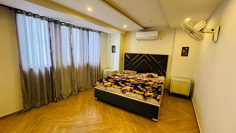 One bed Appartment Full Furnished For Rent Secter D BahriaTown Lahore 1