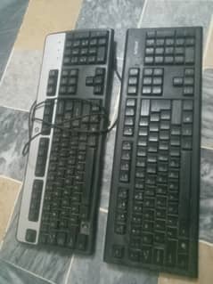 Wire and wireless keyboard for sell