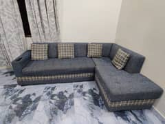 L shape sofa set