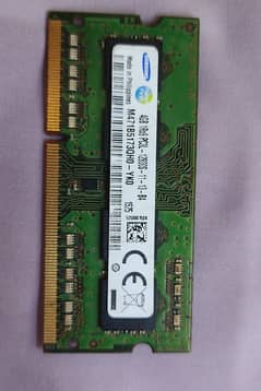 4GB DDR 3 ram support i3 6th generation