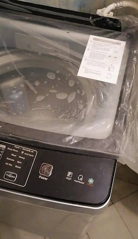 Haier 8.5 kg fully automatic washing machine 1