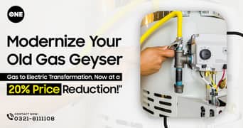 Geyser Upgrade | Gas Geyser convert into Electric | Geyser Repair