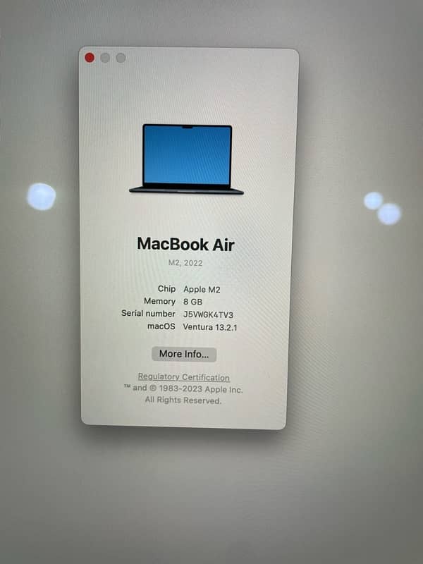 Apple Macbook Air M2 Brand New Just 5 Battery cycles 3