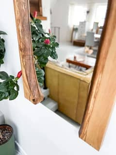 Live Edge Walnut Wood Wall Mirror/ wall mirror / decoration